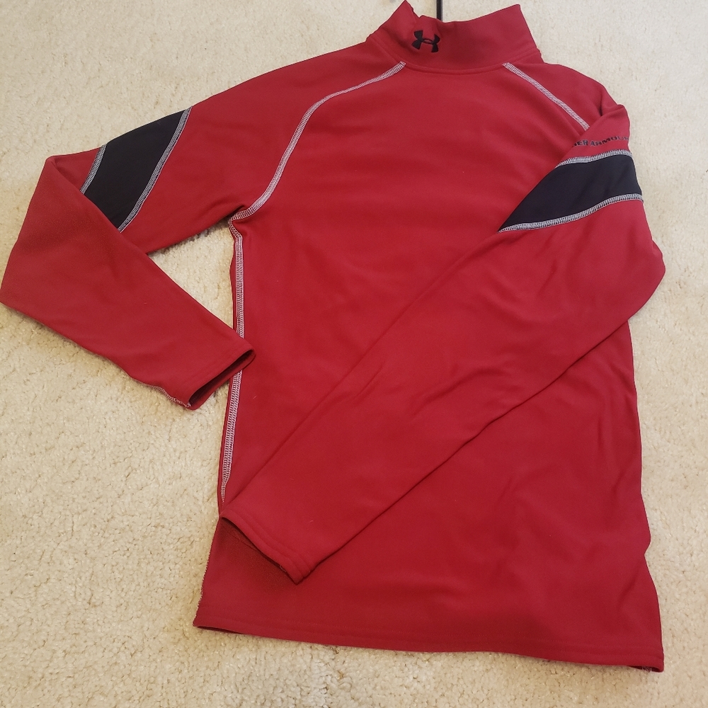 Under Armour Mens ColdGear Mock Compression LongSl